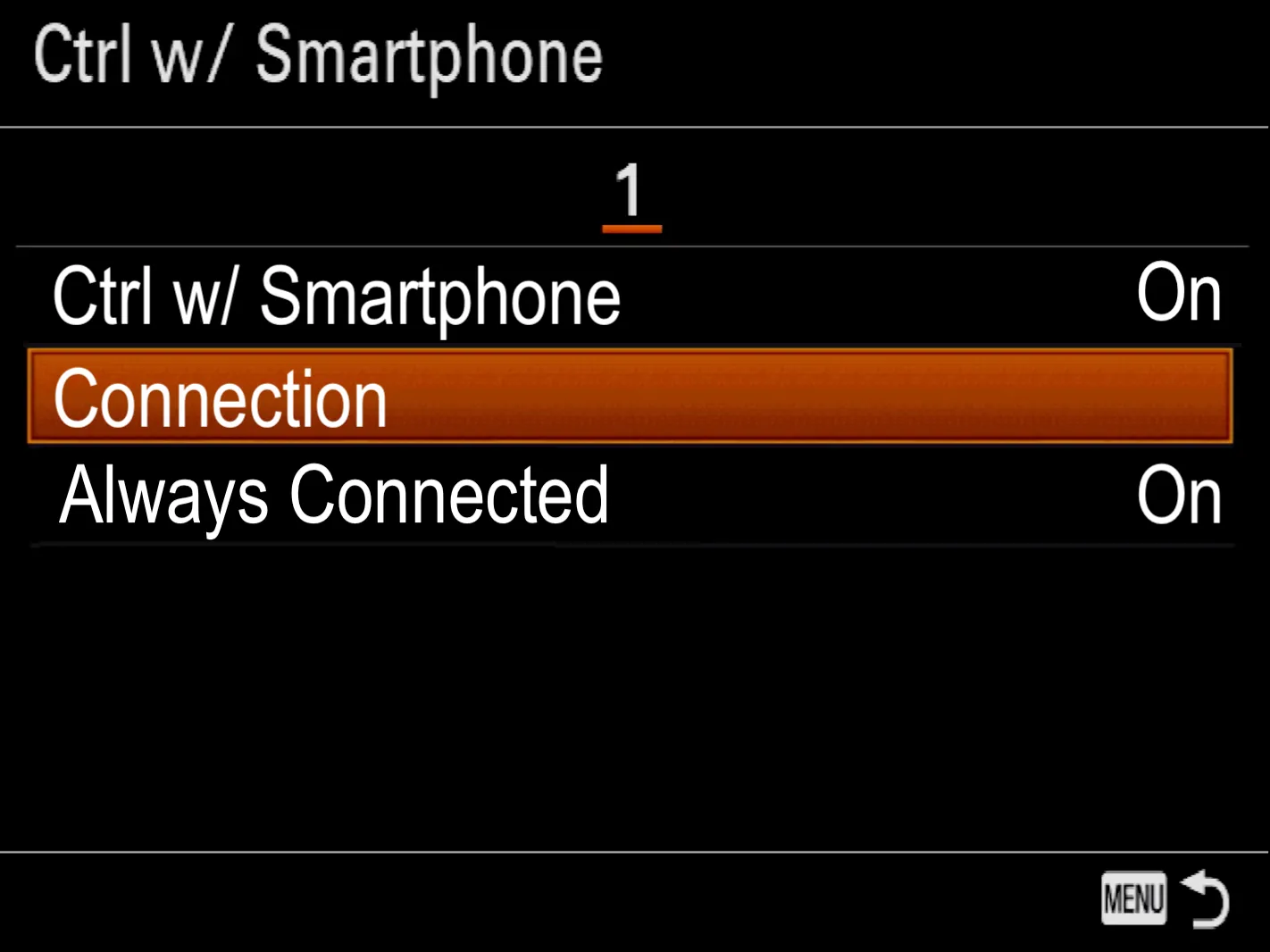 Instructions for connecting a Sony camera to Shutter.
